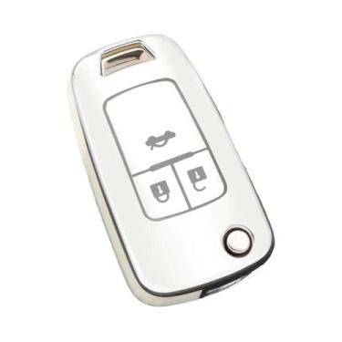 Imagem de Capa De Chave De Carro Chevrolet Opel TPU Para Cruze Malibu Aveo Trax 