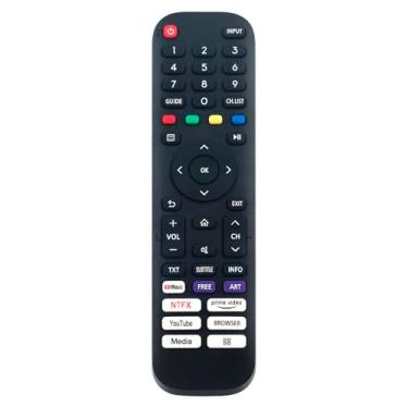 Imagem de Controle remoto de substituição EN2J30H adequado para Smart TV Hisense Vidaa 2020 32A45GV 40H5G 40A4GV 40A40GV 40A40GMV 40H55G 40A4HV 40A4070GMV 43H6G 43H77G 43V6G 43V6G 43V6G 43 A60G 4 3A60H 43A60GMV