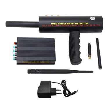 Imagem de Fafeicy Localizador de Ouro Profissional de Detector de Metais Com 1000m Range 20m Profund 3 Antenas para Caçar Tesouros Arqueologia Segurança Inspeção (Plugue UE)