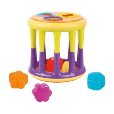 Imagem de Cilindro de Encaixar Educativo Colorido Pimpolho - Mundo dos Baixinhos