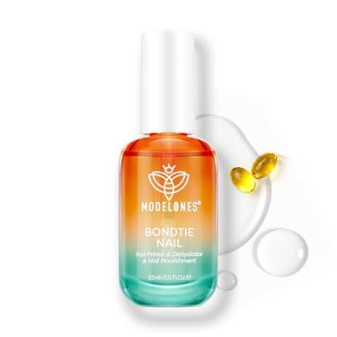 Imagem de modelones Desidratador e primer de unhas, 7,6 cm em um vitamina A+ E e preparação nutritiva de queratina para unhas de acrílico e unhas de gel