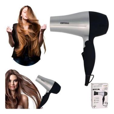 Imagem de Secador de Cabelo Portátil 1200W Bivolt - Cinza - STARTOOLS, Bivolt