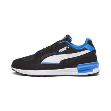 Imagem de PUMA Tênis Graviton infantil unissex, Puma Preto-Puma Branco-Corrida Azul, 5 Big Kid