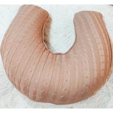 Imagem de Almofada de Amamentação de Tricot Rosé