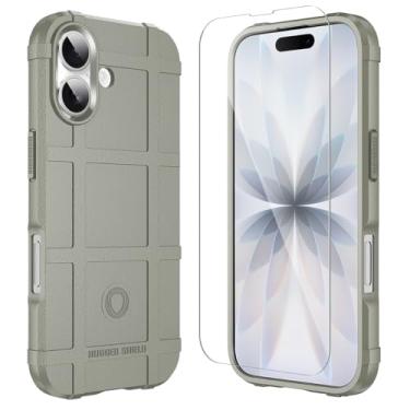 Imagem de LABILUS Capa protetora tática resistente ao desgaste resistente ao desgaste Rugged Shield de 2,4 m compatível com iPhone 17 (6,3 polegadas) - argila clara