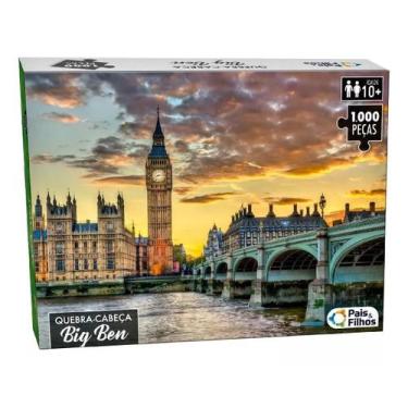 Imagem de Quebra cabeça big ben - 1000 peças - Pais & Filhos
