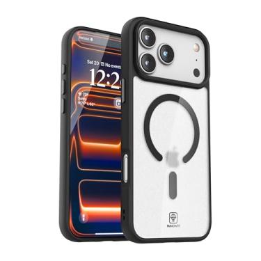 Imagem de Parachute Capa para iPhone 17 Pro Max 17.5 cm magnética sem fio pronta para carregamento [compatível com MagSafe] Capa fina híbrida à prova de choque com protetor de câmera, biséis elevados