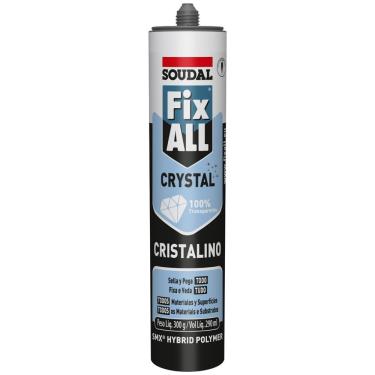 Imagem de Fix All Crystal Fixa Tudo Transparente 290ml - 123763 - Soudal Brasil