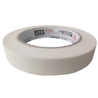 Imagem de Fita Crepe Automotiva 19mm X 50 Metros - 419 - Adere * Fita Crepe Automotivo 19x50 Adere 419