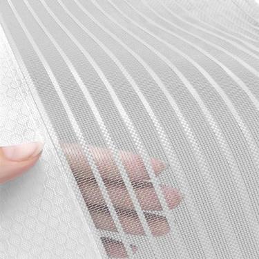 Imagem de Fecho magnético de tela de porta resistente, LOVIGA tela de fibra de vidro espessa, autovedante, resistente a rasgos, fácil montagem, malha fina mantém os insetos fora de casa tamanho de porta 82