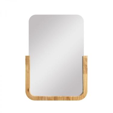 Imagem de Espelho Decorativo Midle Pinus 60X40Cm Retangular Cantos