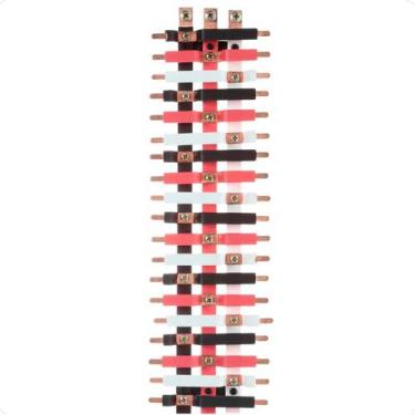 Imagem de Barramento Central Trifásico Isolado 100A para 38 Circuitos - Zathura