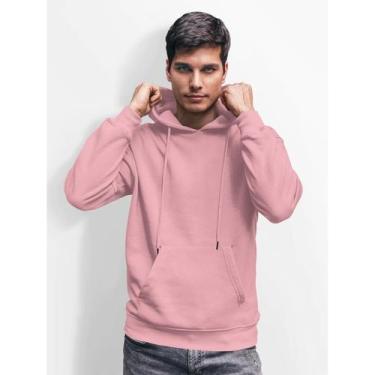 Imagem de Suéter com capuz canguru de algodão unissex para adultos e crianças - 