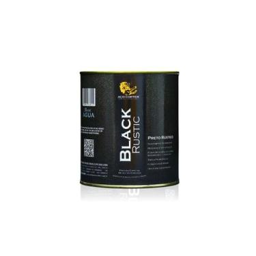Imagem de Tinta Black Rustic - 900ml - Acabamento Preto Rústico Semi Fosco - AÇO