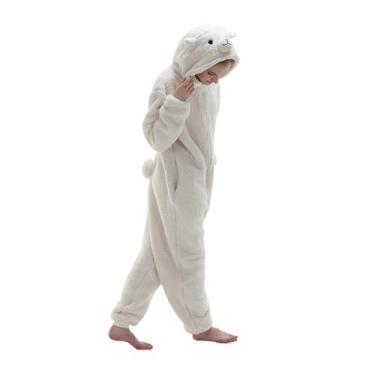 Imagem de Pijama COSUSKET Snug Fit para adultos, fantasia de Halloween de alpaca