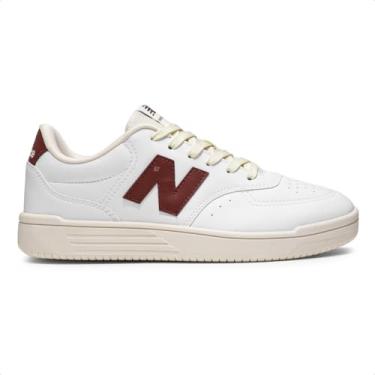 Imagem de Tênis New Balance BB80 Unissex (Bege/Vermelho, BR, Adulto, Numérico, 36)