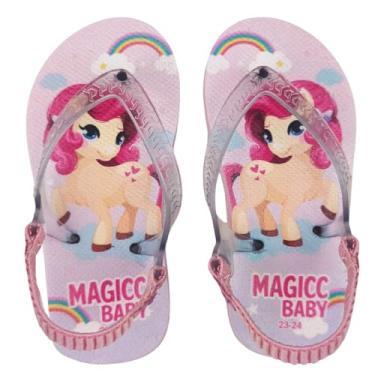 Imagem de Chinelo Bebê Sandália Infantil Pônei Meninas Magicc Baby MB-020-23/24