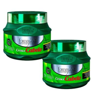Imagem de Kit 2 Máscara Cresce Cabelo 250g Forever Liss Combate Queda - Forever 