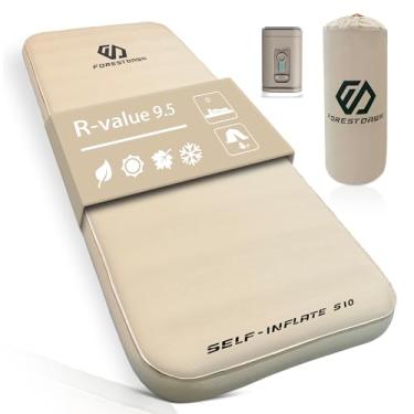 Imagem de Almofada de dormir autoinflável, tapete de acampamento de espuma colchão de ar inflável 4 estações cama para barraca carro caminhão van