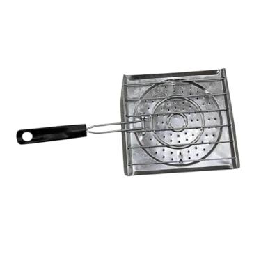 Imagem de Fenteer Fogão de acampamento, torradeira, grelha, versátil, para acampamento ao ar livre, grelha para peixes, para, churrasco, churrasco