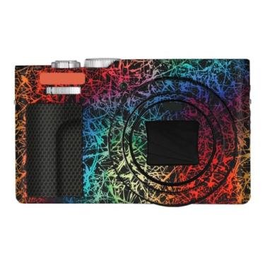 Imagem de ZS99 Adesivo de capa de câmera antiarranhões para Panasonic Lumix ZS99 Película protetora de câmera decalques (plash ultra preto)