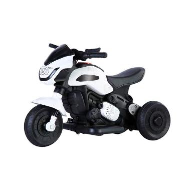 Imagem de Mini Moto Elétrica Infantil 6v Som E Música Branca Cor Branco Voltagem Do Carregador 110v/220v