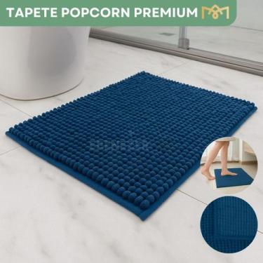 Imagem de Tapete Antiderrapante Popcorn Para Banheiro 58x38cm Alta Absorção Boli