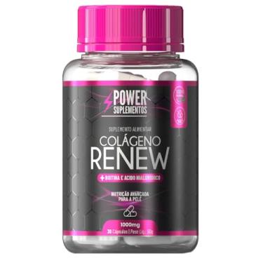 Imagem de 1 Suplemento Alimentar Colágeno Renew Verisol + Ácido Hialurônico com 30 Cápsulas Concentradas Para Peles, Cabelos e Unhas