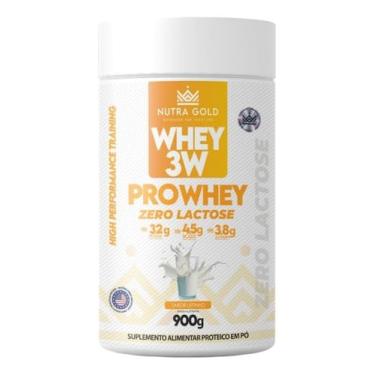 Imagem de Nutragold Whey Protein 3w 900g Leitinho Zero Lactose Gostoso