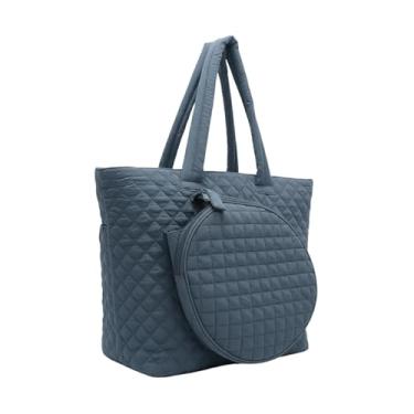 Imagem de Generic Bolsa de tênis, bolsa de fitness esportiva, multifuncional, fácil de organizar, de badminton, de tênis para transporte unissex, Azul