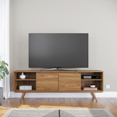 Imagem de Rack Para Tv Até 70" Liverpool Moov Jatobá