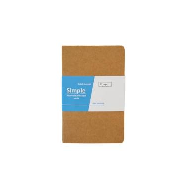 Imagem de olpr. Pocket Notebook with kraft paper cover lined (1, Kraf Brown)