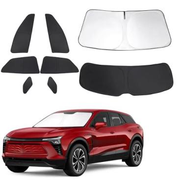 Imagem de Fannyc Para-brisa Para-brisa Carro Para-brisa Dobrável Cobertura Completa Personalizada para Blazer Che-vrolet EV 2024 2025 Acessórios Cortinas de Janela de Carro Bloquear Sol Raios UV 8 Peças