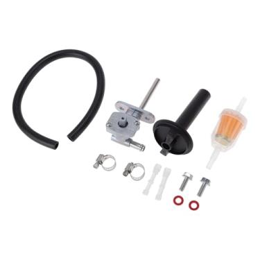 Imagem de TUCKBOLD No.5GH-24500-10-00 Válvula de combustível Petcock Interruptor de tanque de gás para Yamaha Kodiak 400 YFM400 00-06 Bomba de interruptor de tanque de válvula Petcock de gás combustível