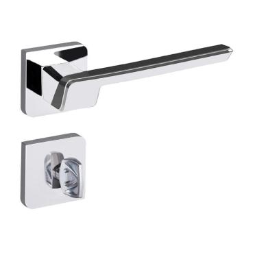 Imagem de Fechadura Banheiro Roseta S40mm Cromado Vega Aliança