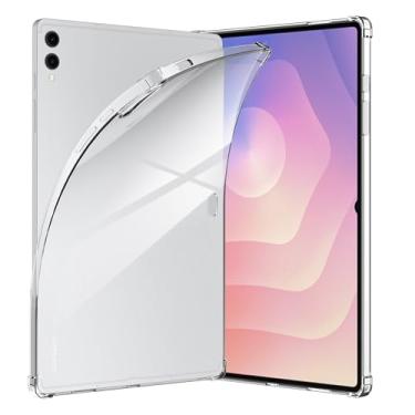 Imagem de Anoowkoa Capa transparente de TPU (para tablet Samsung Galaxy Tab S11 Ultra 14,6) ultrafina e transparente. Macia, flexível, à prova de choque. Antiarranhões para Galaxy Tab S11 Ultra 14.6