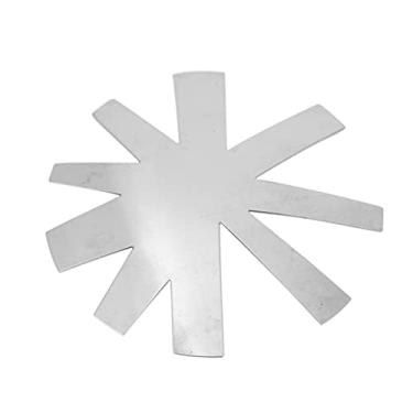 Imagem de Aparador de borda de unha em formato v, aço inoxidável, ferramenta de modelo de arte de unha, kit de design de borda de manicure profissional para salões de beleza, uso doméstico