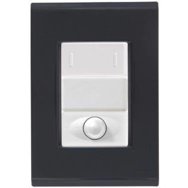 Imagem de Cj Interruptor Paralelo + Dimmer Ajustável Liz Grafite Tramontina Completo Pronto Tramontina