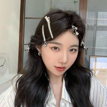 Imagem de 20 peças de grampo de bico de pato de metal para salão de cabeleireiro, clipes fixos de metal para mulheres, grampo de cabelo ondulado, ferramentas de cabeleireiro, 8,5 cm