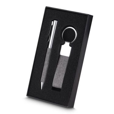 Imagem de Kit Escritório Completo com Caderno, Mouse Pad, Caneta, Porta Objetos, Régua e Estojo, Material Escolar e Papelaria para Organização (Kit Escritório Caneta Preto)