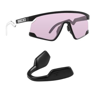 Imagem de Biyxpiv Protetores de nariz de substituição para óculos de sol Oakley BXTR OO9280 OO9237, fácil instalação, 1 almofada de nariz High Bridge Fit (pequena)