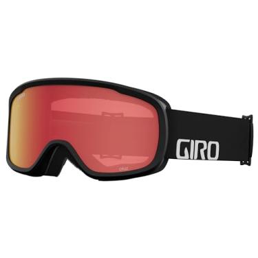 Imagem de Giro culos de esqui Cruz culos de snowboard para homens, mulheres e jovens antiemba amento OTG Pulseira preta com lente escarlate mbar