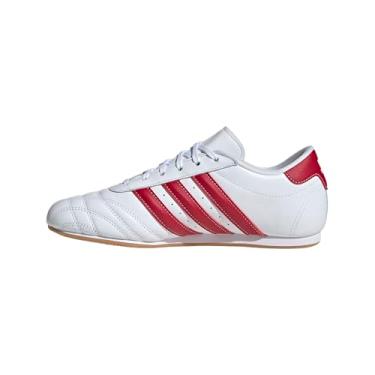 Imagem de adidas Tênis feminino Taekwondo com cadarço casual - branco, Multi, 7.5 Wide
