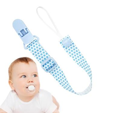 Imagem de Shakven Chupeta com clipe, clipe porta chupeta de bebê - Trela Suporte para Soothie Anti-queda | Correias de mordedor de chupeta, corda de chupeta para dentição, suporte de soothie de trela,