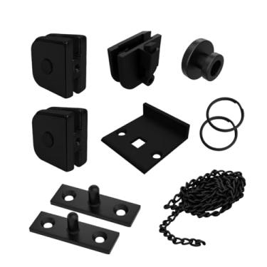 Imagem de Basculante VA Pequeno Zamac - Kit 06 – Preto