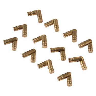 Imagem de 12pcs 20 * 4mm puro barrão de cobre barril dobradiça caixas de jóias armário escondido invisível escondido de hardware de móveis de montagem YYDFPIIA