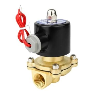 Imagem de Válvula Solenóide Pneumática de 1/4" a 1" - Normalmente Fechada, DN8/10/15/20/25/50, para Água, Óleo, Ar 12V, 24V, 110V, 220V(DN10,220V)