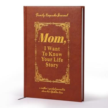 Imagem de ERYEE Mom, I Want to Know Your Life Story Book, A Mothers Guided Journal Meaningful Mothers Journal for Mom Great Gift for anniversary,Hardback, Wrapped,Ribbon Bookmark. (Mom)