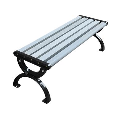 Imagem de TRGCJGH Banco interno sem costas, banco de pátio de madeira maciça varanda banco de entrada de trabalho cadeira suporte de plantas banco de parque decorativo (120 cm/47,2 pol, cinza)