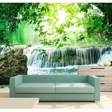 Imagem de Papel de Parede - Painel Adesivo Cachoeira 3D 1M² na 032 - Voce Decora